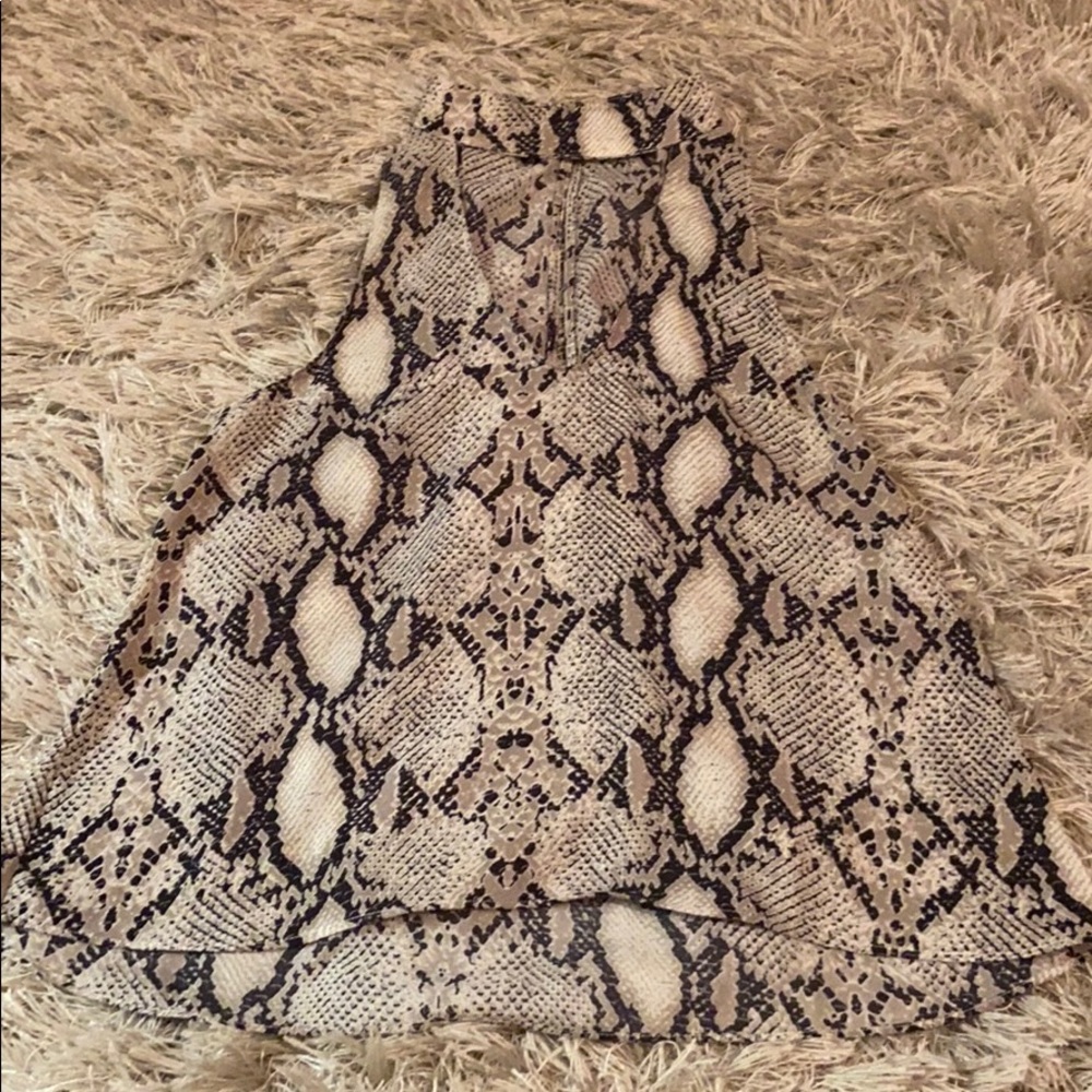 Snakeskin tank top